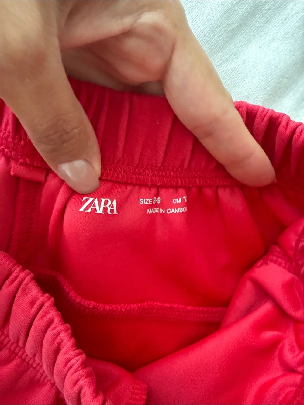 Girls Hot RED Elastic-Waist Drawstring Shorts - Casual Active Style